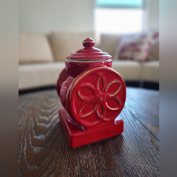 EUC Vintage House of Webster Ceramic Coffee Grinder Cookie Jar - Picture 3 of 7